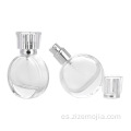 Perfume botellas vacías de vidrio transparente con logotipo personalizado